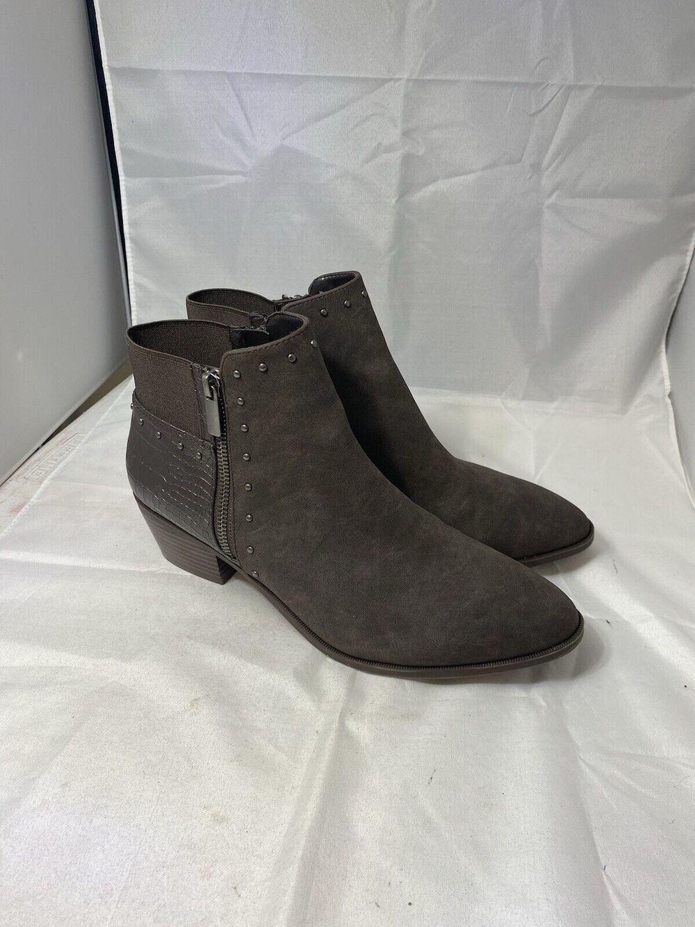 Market & Spruce Women's Kadie Bootie Brown Ankle Boots Size 10